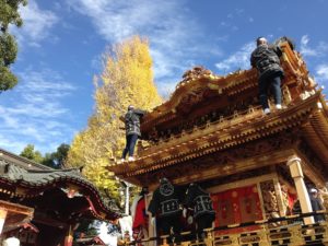 秩父夜祭　秩父神社宮参り