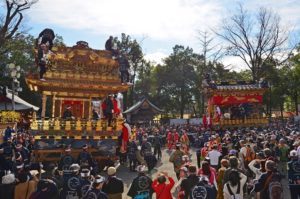 秩父夜祭　秩父神社宮参り