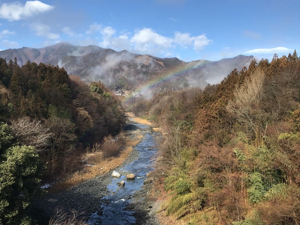 3月1日の朝平和橋から