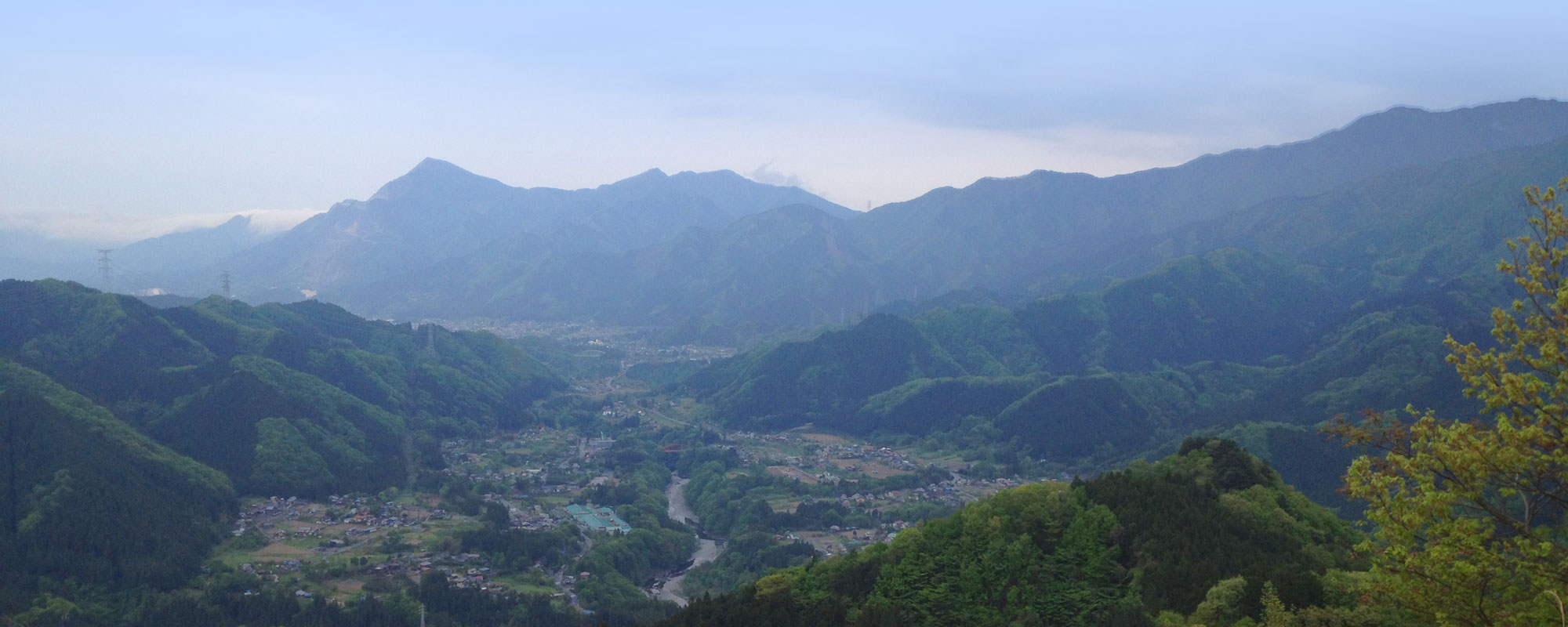 秩父市旧荒川村付近