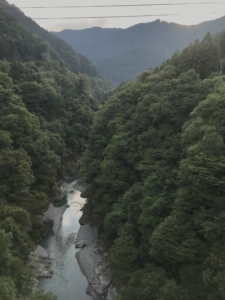 白川橋から甲府方面