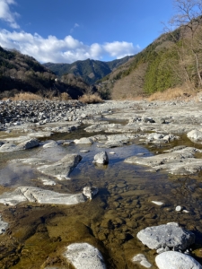 白川橋を望む